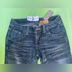 LOW RISE  ERA OF CHAOS BIKERCORE  NEW WITH TAGS Y2K Jeans SIZE 24